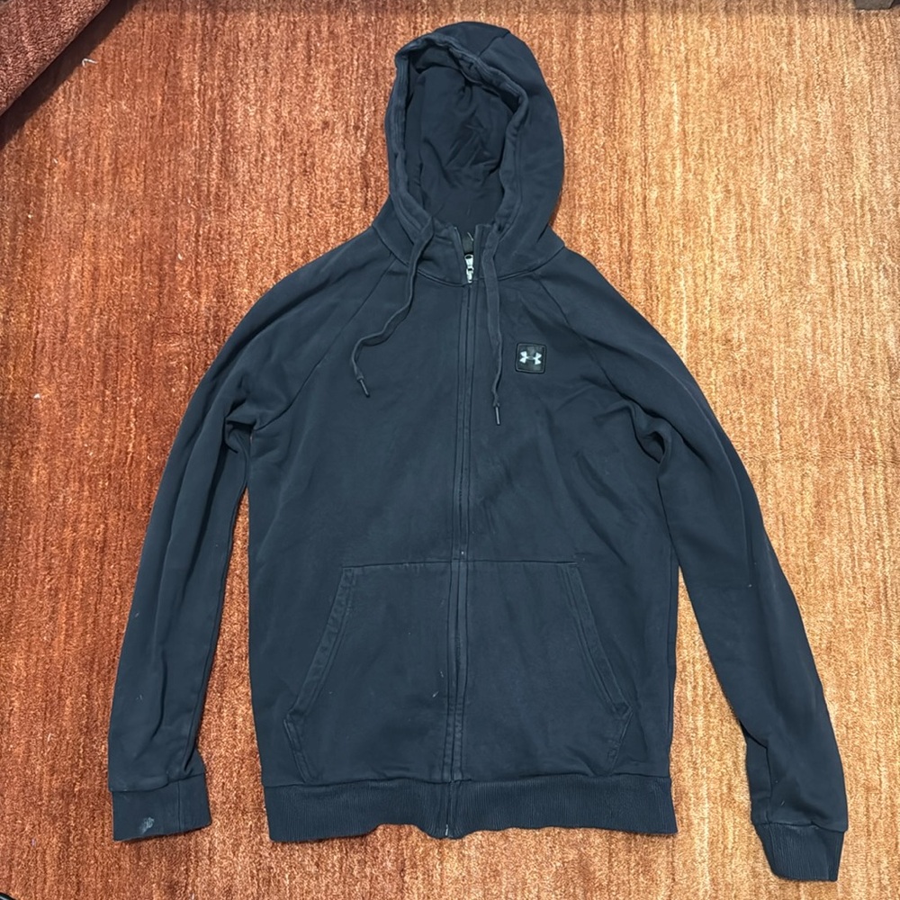 Under Armour Zip-up Hoodie in Black